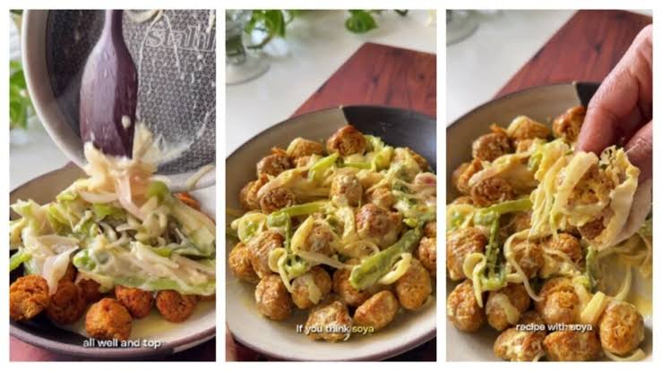 images (21) Cheesy Soya Chunks Ema Datshi-Inspired Recipe Offers a High-Protein, Low-Calorie Twist for Healthy Eating