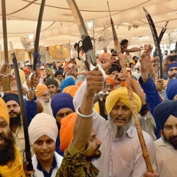 maxresdefault Khalistan Slogans and Bhindranwale Posters Mark Operation Blue Star Anniversary at Akal Takht