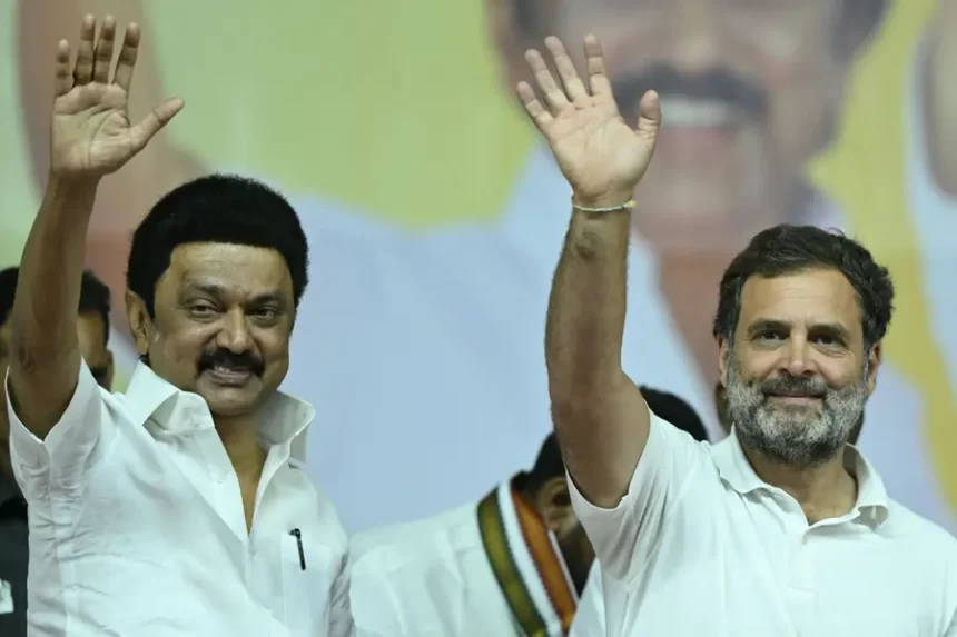 mk-stalin-rahul-gandhi-png DMK Slams Rahul Gandhi Over Remarks, Exposes Growing Strains Within INDIA Bloc