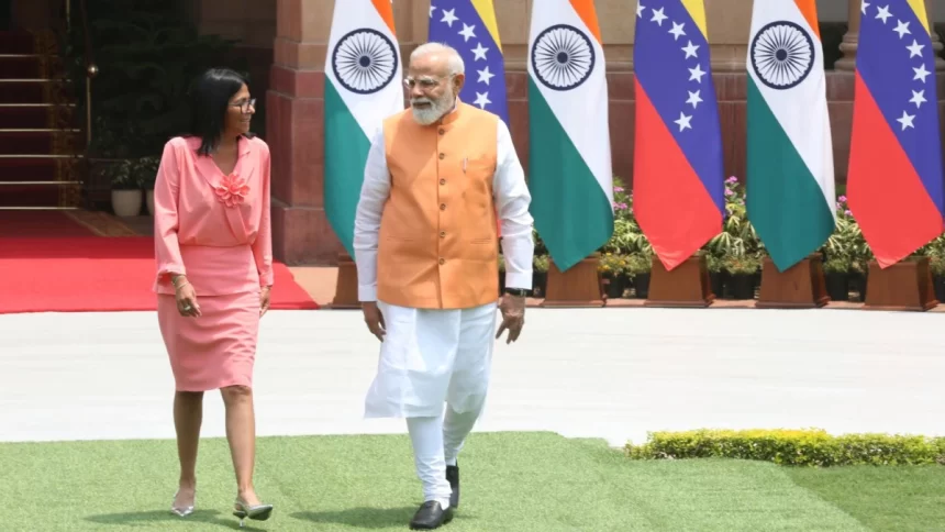 India and Venezuela Deepen Strategic Energy Partnership as PM Modi Holds High-Level Talks with President Delcy Rodríguez