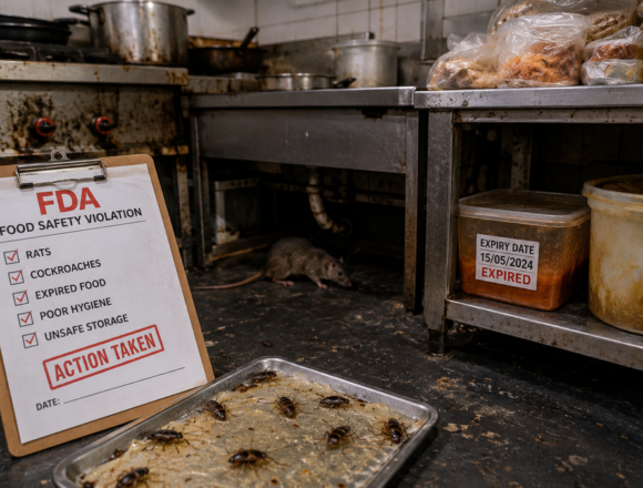 FDA Cracks Down on Mumbai Eateries After Finding Rats, Cockroaches, and Expired Food During Inspections