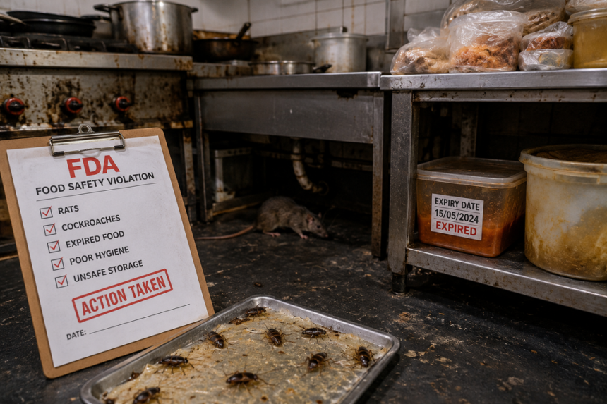 FDA Cracks Down on Mumbai Eateries After Finding Rats, Cockroaches, and Expired Food During Inspections