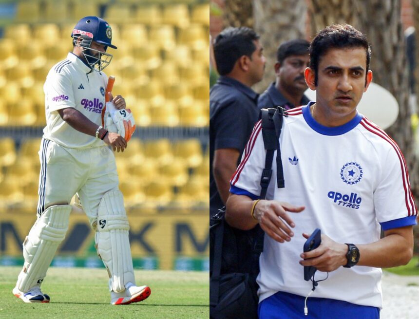 rishabh-pant-and-gautam-gambhir-image-credit-ani Gautam Gambhir Sends Strong Message to Rishabh Pant After Vice-Captaincy Setback, Stresses Accountability and Performance