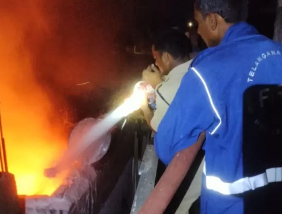Three Killed in Telangana House Fire as Suspected LPG Cylinder Blast Triggers Deadly Inferno