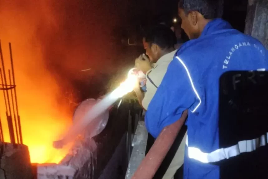Three Killed in Telangana House Fire as Suspected LPG Cylinder Blast Triggers Deadly Inferno