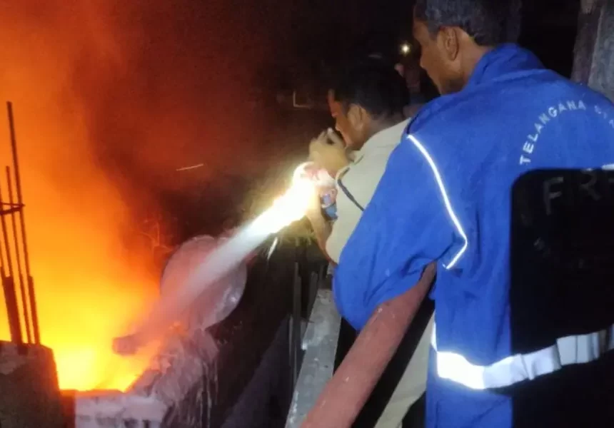telangana-fire-jpg Three Killed in Telangana House Fire as Suspected LPG Cylinder Blast Triggers Deadly Inferno