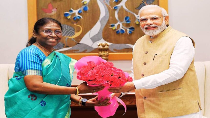 xr:d:DAFmUkFercU:3,j:6822221525637032954,t:23062004 PM Modi to Visit President Murmu’s Ancestral In-Laws’ Village in Odisha During Key State Tour