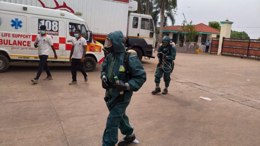 vbk-ammonia gas leak-tiruvallur-tn Tamil Nadu Ammonia Gas Leak Tragedy: Death Toll Climbs to Nine as Industrial Accident Claims Lives of Women Workers