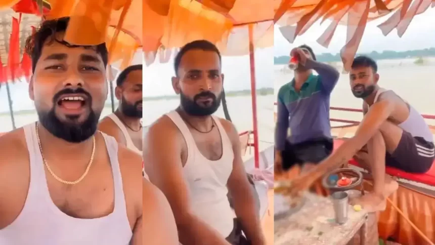 155135702 Three Arrested After Viral Video Shows Beer and Meat Consumption in Ayodhya’s Saryu River