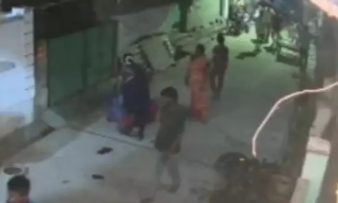 2065438-woman TDP Leader Arrested After Alleged Assault on Woman During Water Pump Connection Dispute in Andhra Pradesh