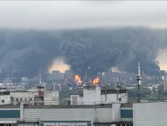 4FWDUWKs Russia Accuses Ukraine of Deadly Drone Strike on Logistics Hub, Seven Killed and Dozens Injured
