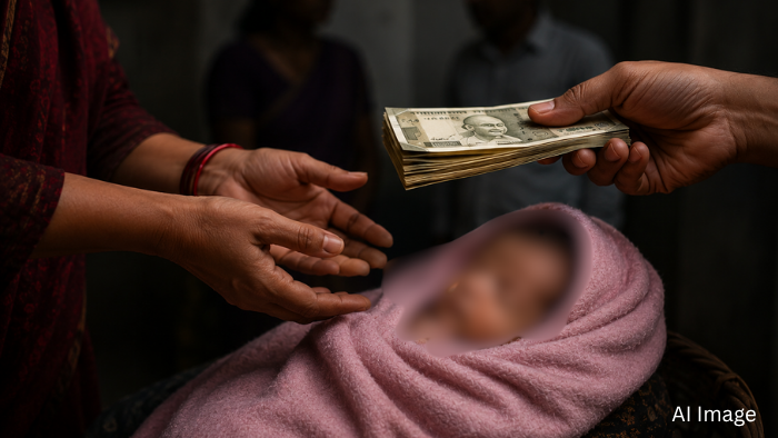 51faddc11cbfa68e6f604bc535d8166b Woman Arrested for Allegedly Selling Newborn Niece for ₹1.5 Lakh in Ahmedabad; Police Rescue 20-Day-Old Baby
