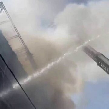 ANI-20260622102659-1156x770 Massive Fire Erupts at 12-Storey Government Building in Lucknow, Emergency Response Teams Launch Rescue Operations