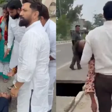 CHIRAG-PASWAN-(12)-1784496217122 Chirag Paswan Halts Convoy to Rescue Injured Woman in Punjab, Wins Praise for Swift Humanitarian Response