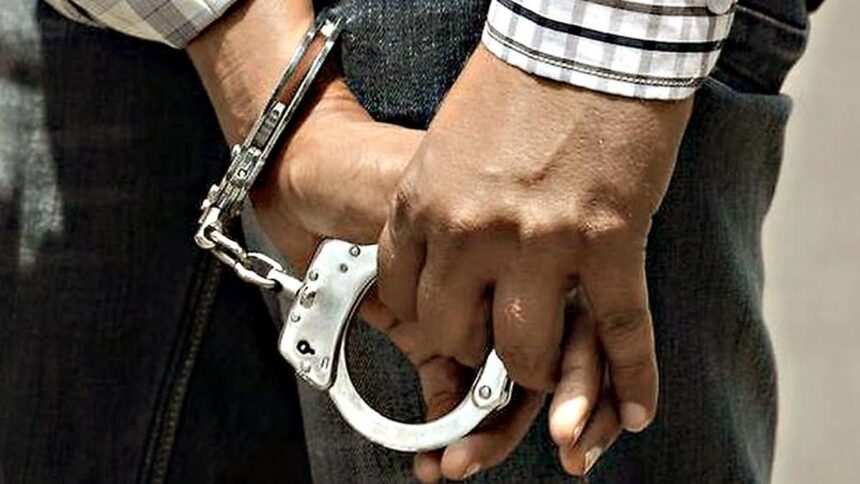 IMG_IMG_vbk-HANDCUFF-arr_1_1_35FSTTDR Jharkhand CID Arrests Key Accused in Bokaro Forest Land Scam After Extensive Multi-State Operation
