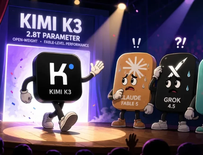 Kimi K3: China’s Massive 2.8-Trillion-Parameter Open AI Model Challenges Global Artificial Intelligence Leaders
