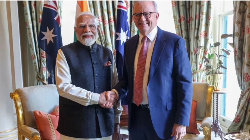 PM-Modi-Anthony-Albanese PM Modi Uses Hindi Idiom ‘One and One Make Eleven’ to Highlight Growing India-Australia Partnership