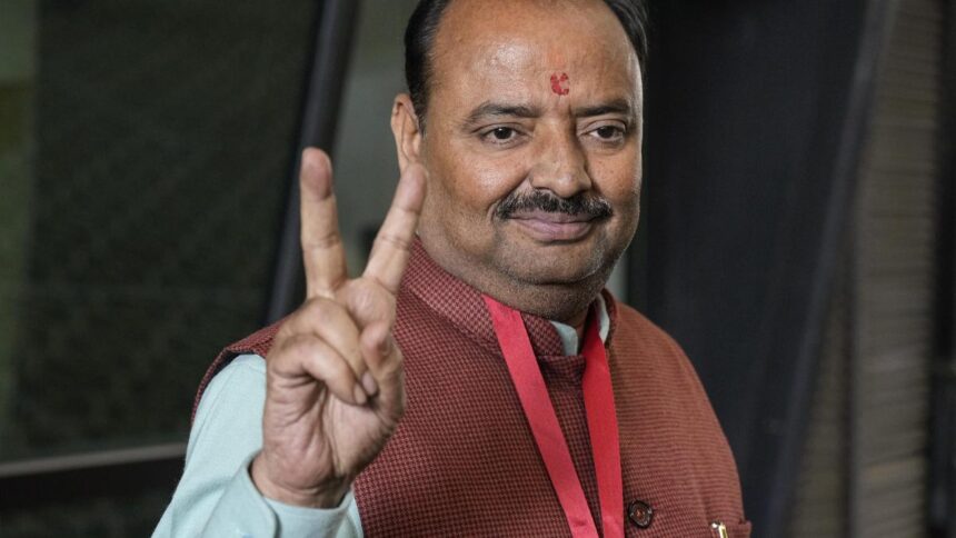 PTI02_08_2025_000311A Delhi Government Appoints Laxmi Nagar MLA Abhay Verma as Chief Spokesperson to Strengthen Public Communication