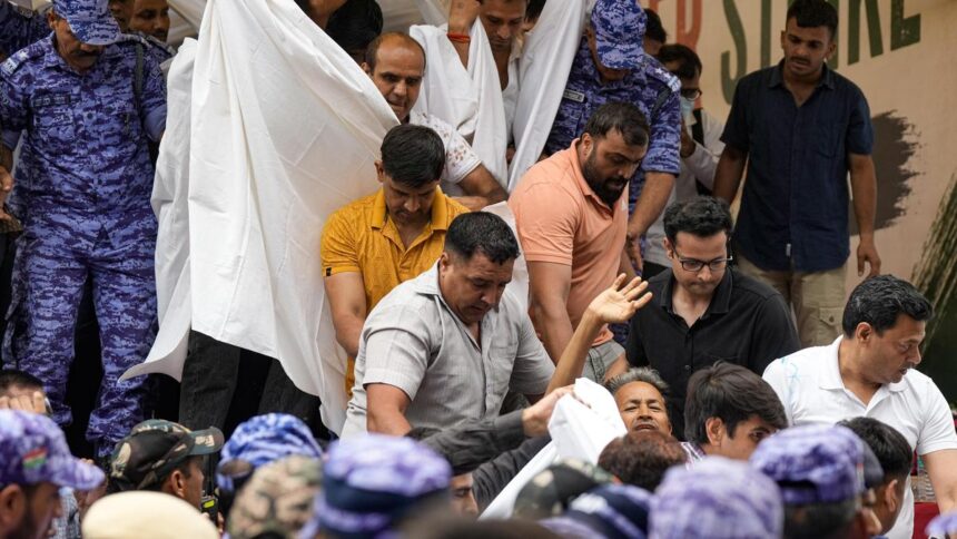 PTI07_18_2026_000019B CJP Leader Abhijeet Dipke Begins Indefinite Hunger Strike After Sonam Wangchuk Hospitalised