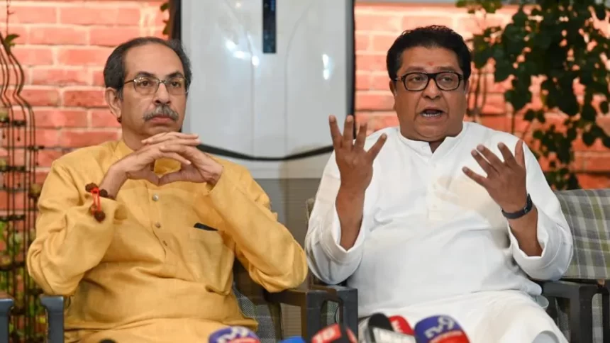 Shiv-Sena--UBT--chief-Uddhav-Thackeray-and-Maharas_1784793937254 Thackeray Brothers Unite for July 26 Mumbai March, Invite Congress and Sharad Pawar to Join
