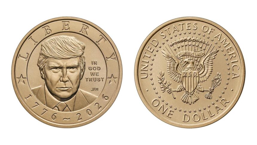 Trump-Coin_61389 US Treasury Announces New $1 Coin Featuring President Donald Trump