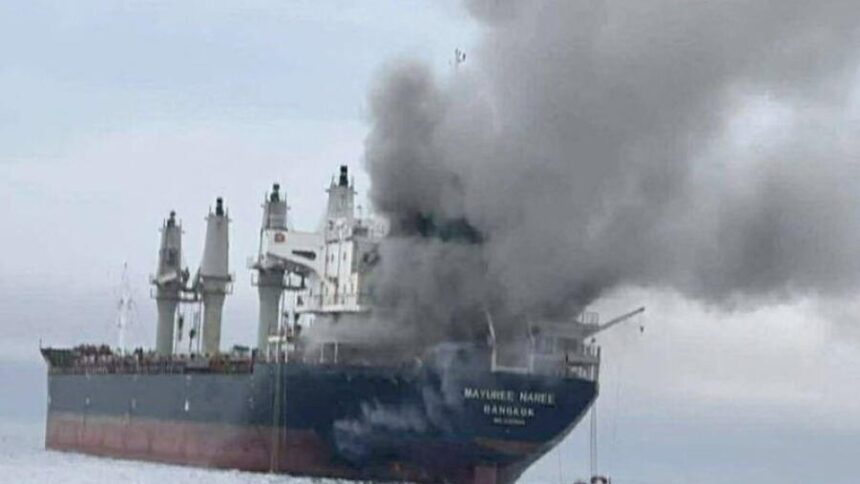 deccanherald_2026-07-26_l062q9tl_ship Two Indian Seafarers Missing After Jumping Into Black Sea Following Drone Attack on Cargo Ship