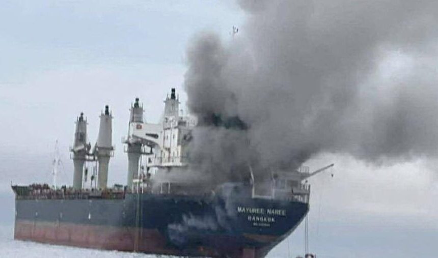 deccanherald_2026-07-26_l062q9tl_ship Two Indian Seafarers Missing After Jumping Into Black Sea Following Drone Attack on Cargo Ship