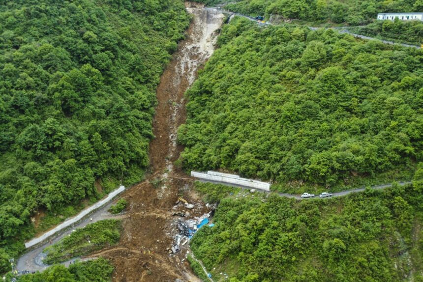 China Landslide China Landslide Tragedy: 21 Forestry Workers Killed in Deadly Mountain Disaster in Northwest Region