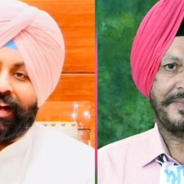 harjot-singh-bains-and-balbir-singh-26444885-16x9_0 Punjab Paper Leak Row Intensifies as BJP Demands Education Minister Harjot Singh Bains’ Resignation