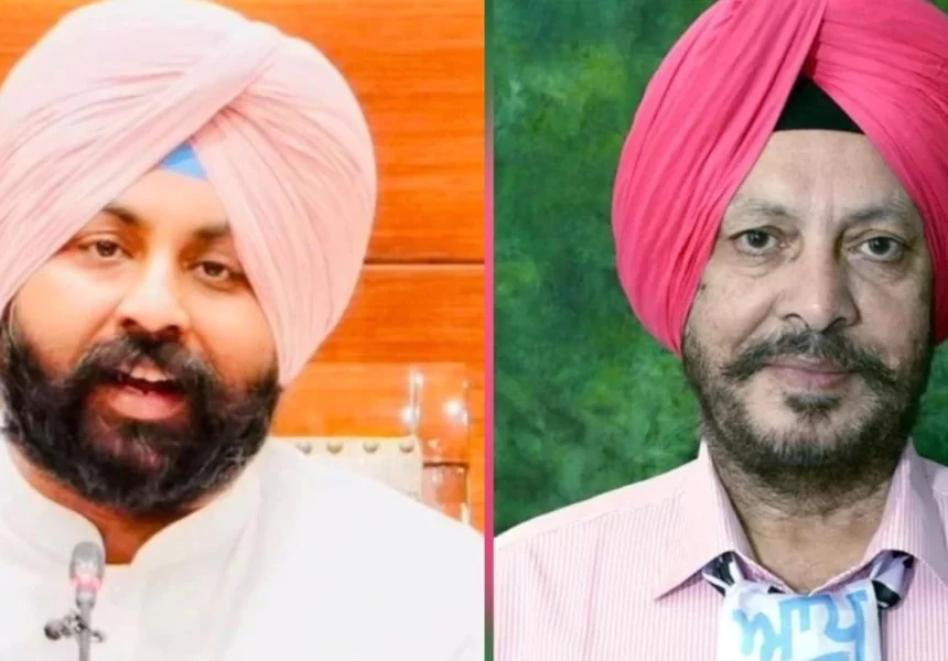 harjot-singh-bains-and-balbir-singh-26444885-16x9_0 Punjab Paper Leak Row Intensifies as BJP Demands Education Minister Harjot Singh Bains’ Resignation