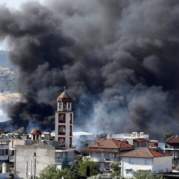 images (42) Raging Wildfires Sweep Southern Europe as Toxic Smoke Triggers Health Alerts