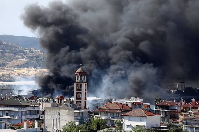 images (42) Raging Wildfires Sweep Southern Europe as Toxic Smoke Triggers Health Alerts