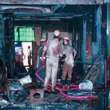 images (55) Two Killed in Noida Apartment Fire as E-Scooter Charging Suspected; Illegal Building Owner Arrested