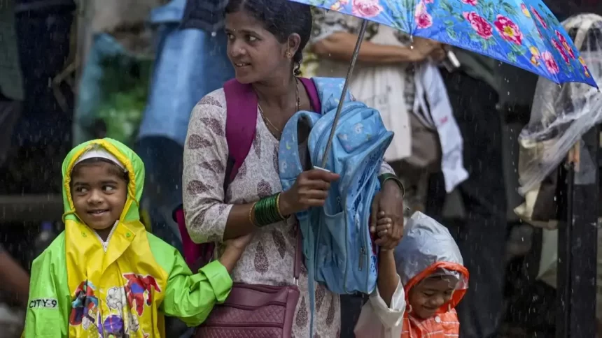 mumbai-rain-schools-1783146459 Mumbai on High Alert as Torrential Rains Disrupt Daily Life, Schools Closed and Exams Postponed