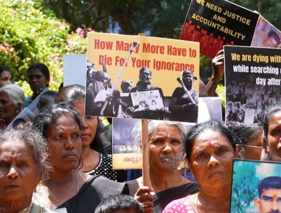 Families of Sri Lanka’s Disappeared Demand International Probe During EU Visit to Chemmani Mass Grave Site