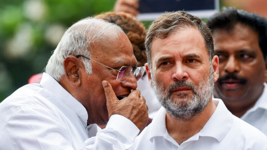 1200-675-27398739-447-27398739-1786776336801 Rahul Gandhi and Mallikarjun Kharge Skip Red Fort Independence Day Ceremony Amid Protocol Dispute
