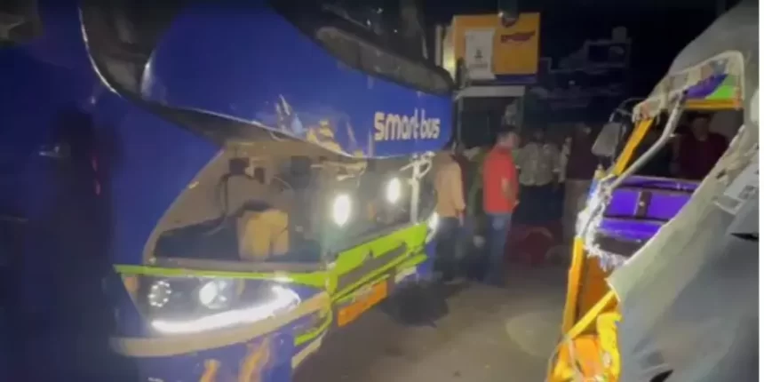 Seven Killed, Eight Injured as Private Bus Crashes Into Auto-Rickshaw in Andhra Pradesh’s Palnadu