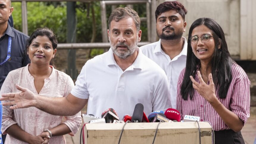 deccanherald_2026-08-05_1y79lila_file8710ata2ipc1ah7lvbz9 Rahul Gandhi Accuses Amit Shah of Responsibility for Jantar Mantar Student Protest Violence, Demands Accountability