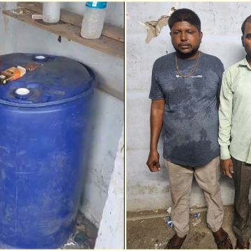 gujrat-liquor-flasks Kutch Police Bust Suspected Fake Liquor Unit, Seize 10,000 Flasks and 600 Litres of Chemical