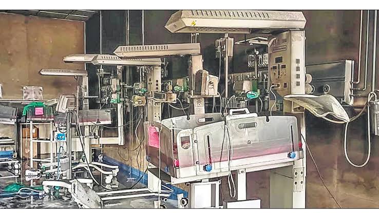 images (22) Three Newborns Die in Amravati Hospital Fire as Ventilator Fault Comes Under Probe