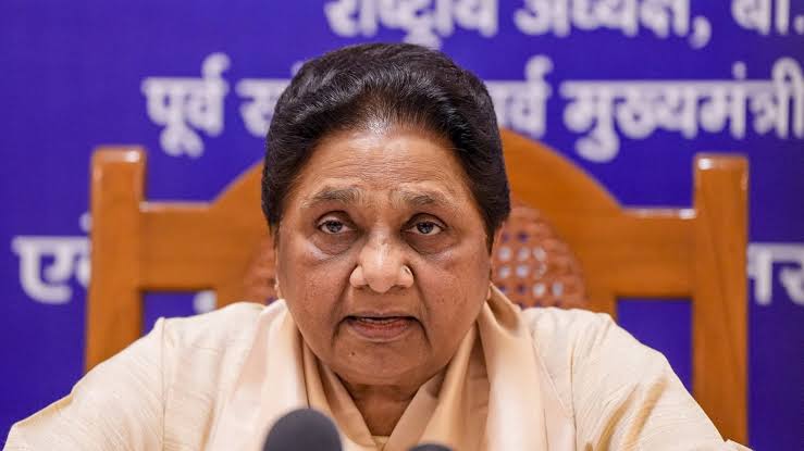 images (6) Mayawati Demands Strict Action Over Haldwani Stage Purification After Kharge Event