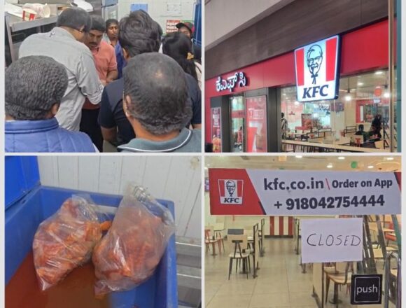 Karnataka Food Safety Drive Intensifies as Mangaluru KFC Faces Raid and Expired Meat Is Seized in Mysuru Hotels