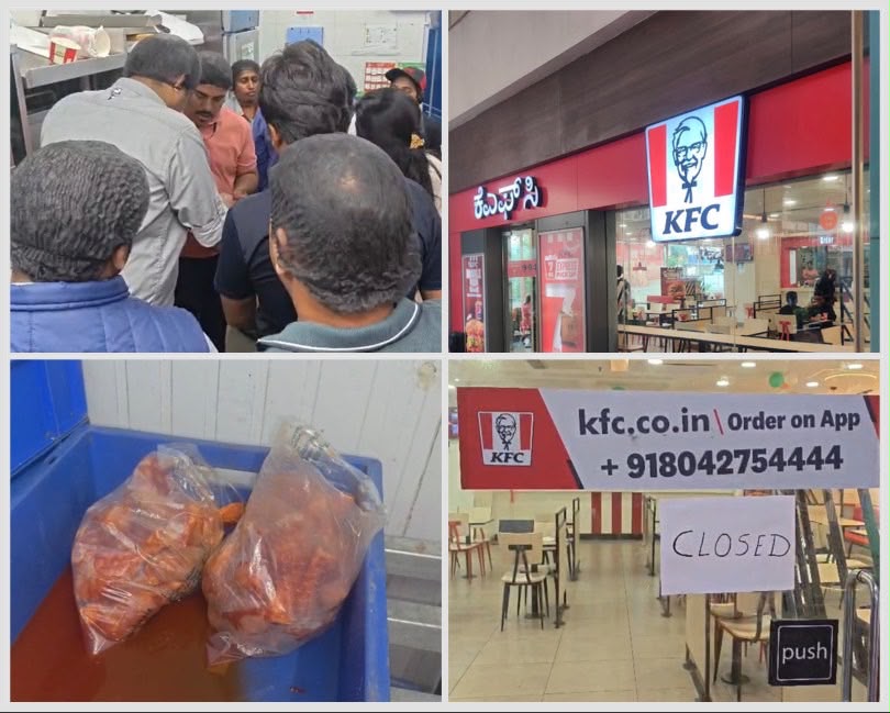 news_thumbnail_1786809888 Karnataka Food Safety Drive Intensifies as Mangaluru KFC Faces Raid and Expired Meat Is Seized in Mysuru Hotels