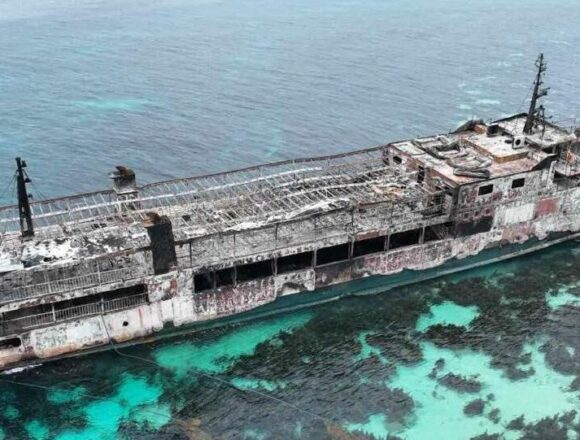 6aa4092f76482.image Philippine Ferry Fire Death Toll Rises to 35 as Rescue Teams Recover More Bodies