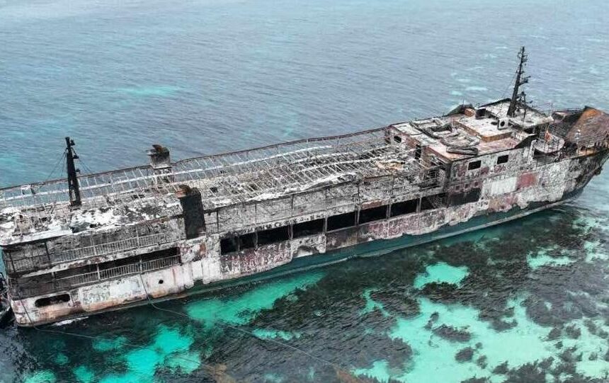 6aa4092f76482.image Philippine Ferry Fire Death Toll Rises to 35 as Rescue Teams Recover More Bodies