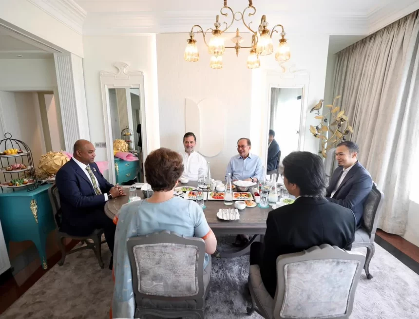 HSEneGWbUAAMyIj BRICS Summit Vegetarian Menu Sparks Political Row Between Congress and BJP