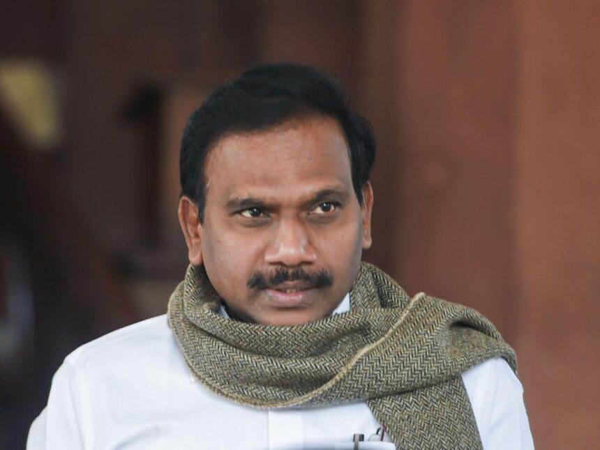 A Raja Regrets Remarks Against TVK Minister Nirmal Kumar After Political Row