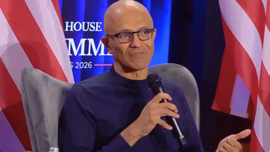 Satya Nadella Backs Cautious AI Growth, Warns Against Concentrating Control