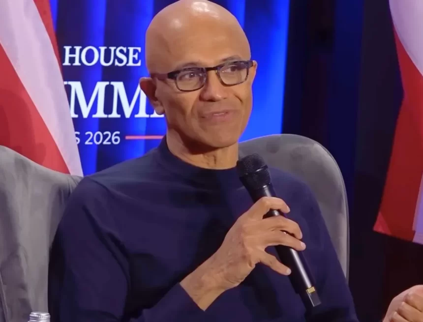Satya Nadella Backs Cautious AI Growth, Warns Against Concentrating Control