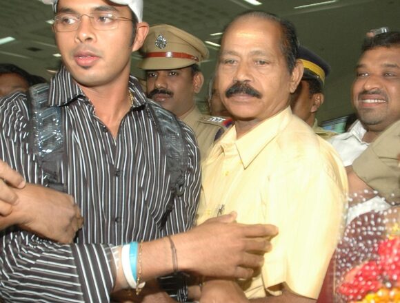 Sreesanth_1 Sreesanth’s Father V. Santhakumaran Nair Dies at 89 in Kochi